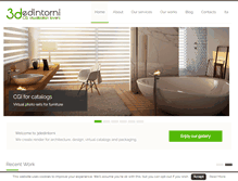 Tablet Screenshot of 3dedintorni.com
